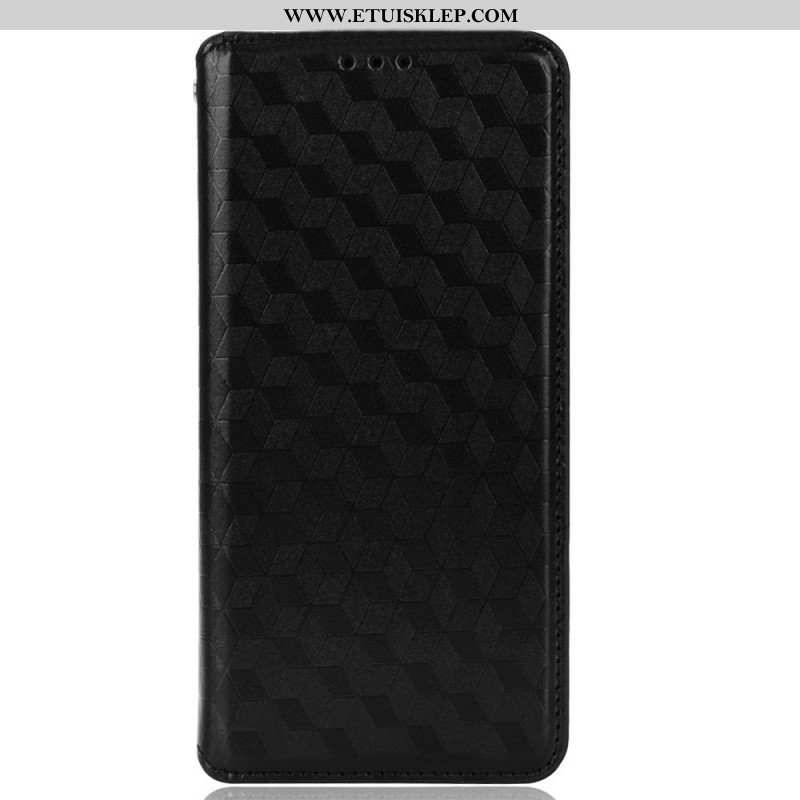Etui Na Telefon do Samsung Galaxy A53 5G Etui Folio Efekt Diamentowej Skóry 3d
